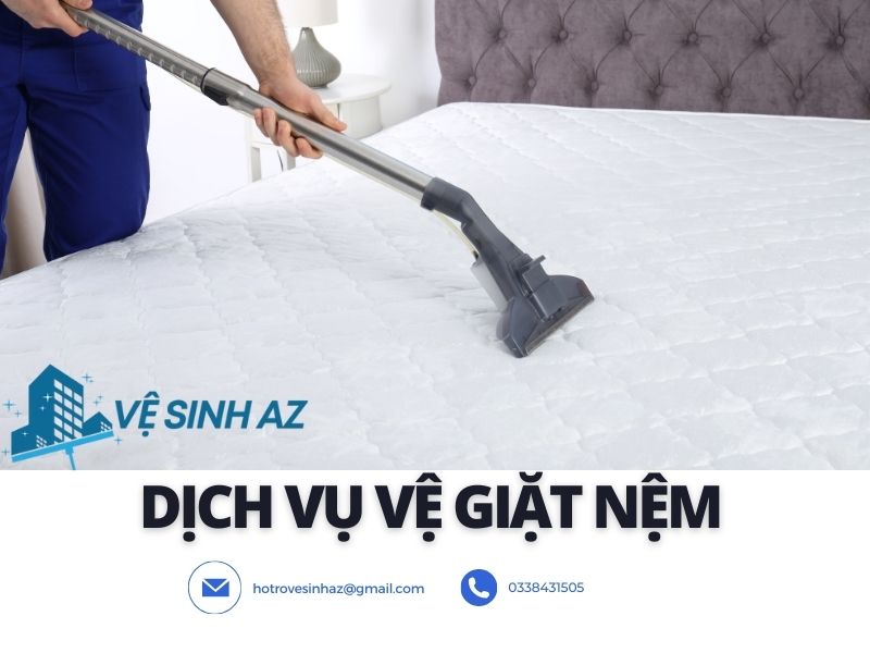 Dịch vụ giặt nệm giá rẻ, chuyên nghiệp tại Vệ Sinh AZ