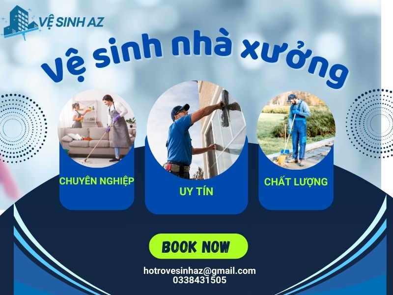 Dịch vụ vệ sinh nhà xưởng phát triển và được áp dụng rộng rãi