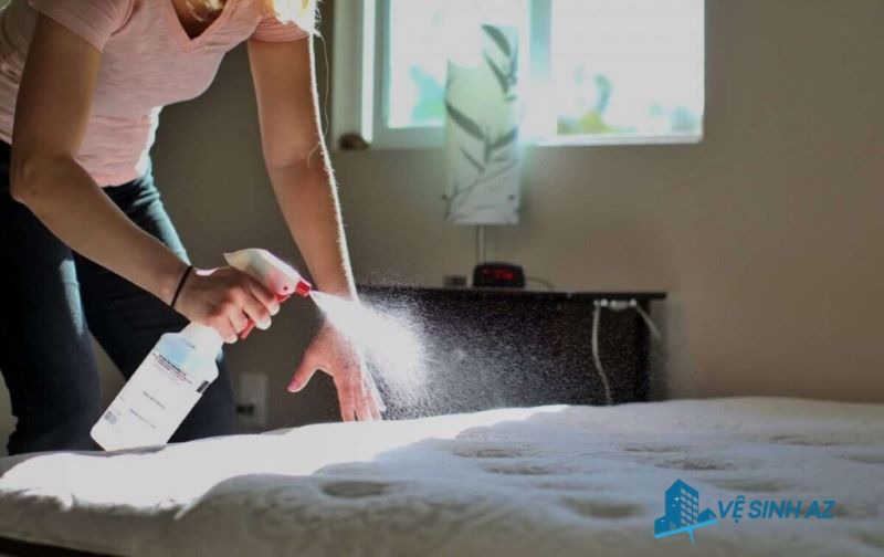 Nhân viên được đào tạo vệ sinh nệm chuyên nghiệp, sạch sâu Nhân viên được đào tạo vệ sinh nệm chuyên nghiệp, sạch sâu