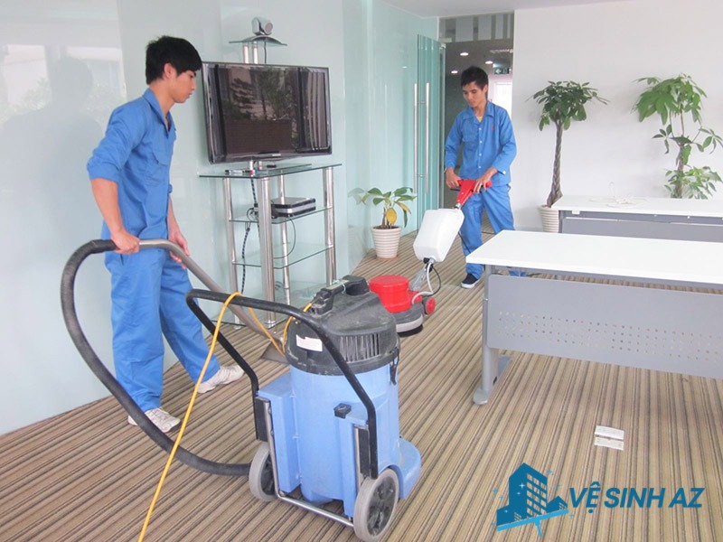 Đội ngũ nhân viên vệ sinh thảm chuyên nghiệp, tận tâm