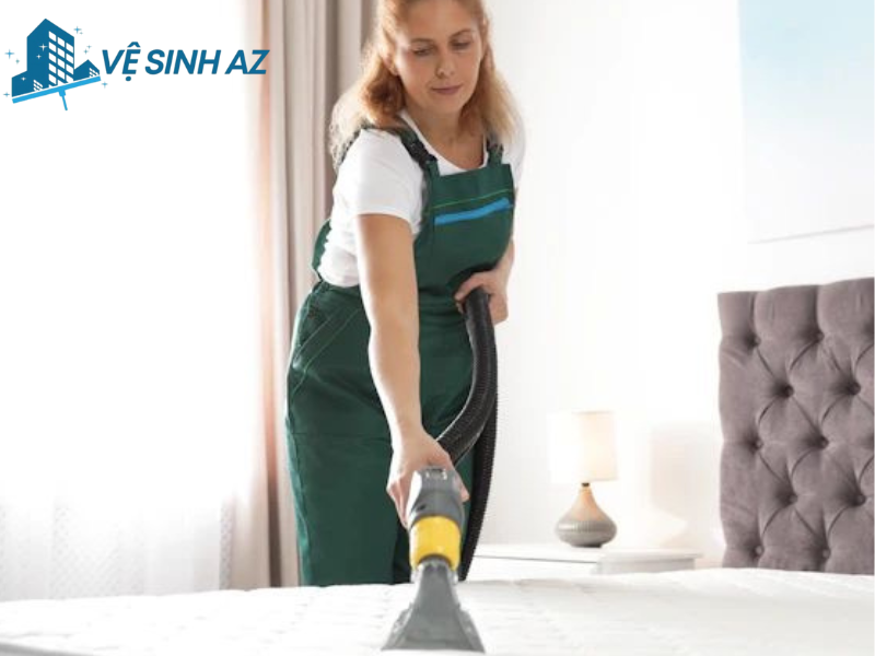 Hình ảnh nhân viên thực hiện dịch vụ giặt nệm tại Bình Chánh Hình ảnh nhân viên thực hiện dịch vụ giặt nệm tại Bình Chánh