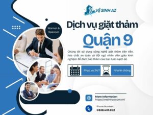 dịch vụ giặt thảm quận 9